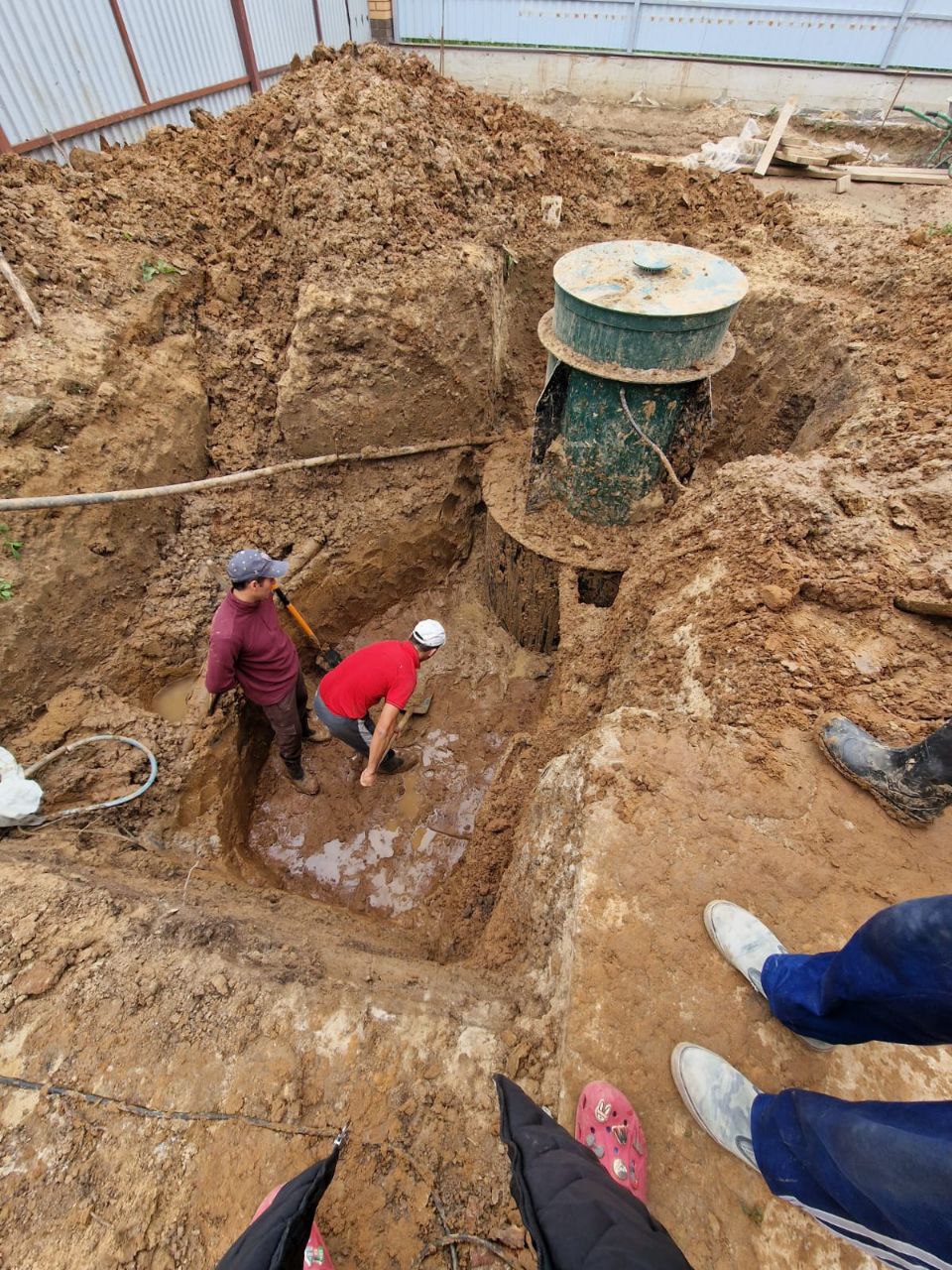 Евролос — опускание в котлован
